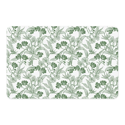 Absorbent Mat Hard Non-Slip Foot: Avtomobil döşəmə paspasları - clusters-of-leaves-6039