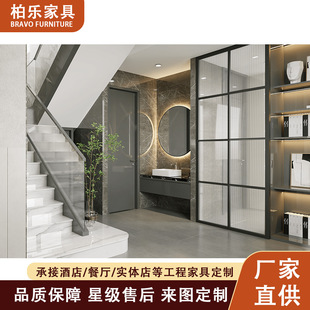 Source manufacturers open cloakroom whole wardrobe modern simple wardrobe whole house furniture decoration solid wood wardrobe