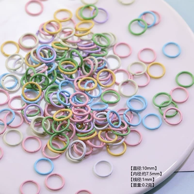 Various Types of Spring Rings Zərgərlik ara hissələri - single-lap-50-pieces