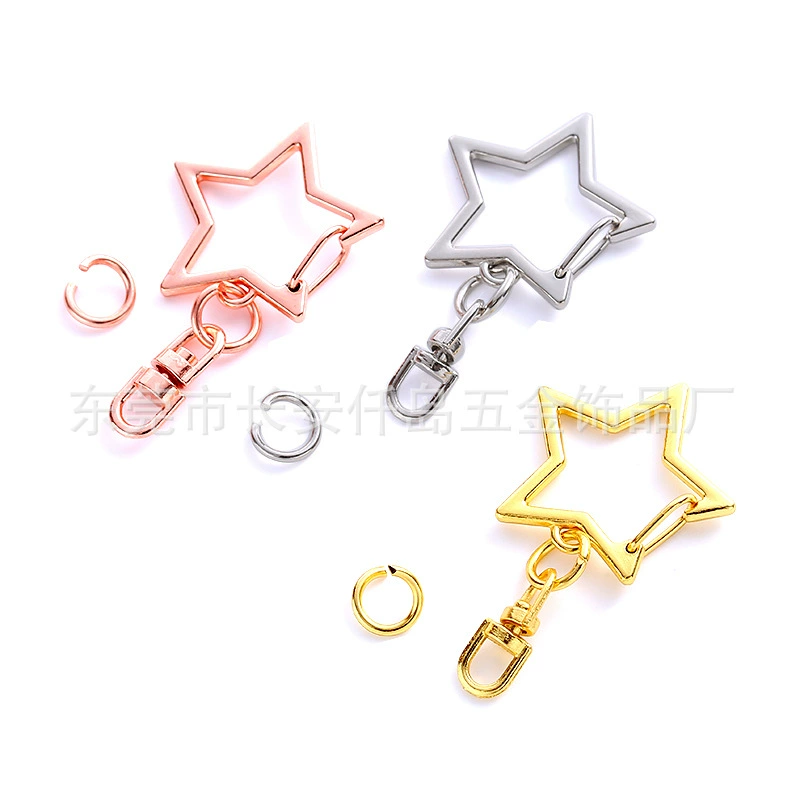 Оптовая Продажа с фабрики Металл DIY ювелирные аксессуары анимация периферийный кулон пятиконечная звезда 8-образный брелок в наличии