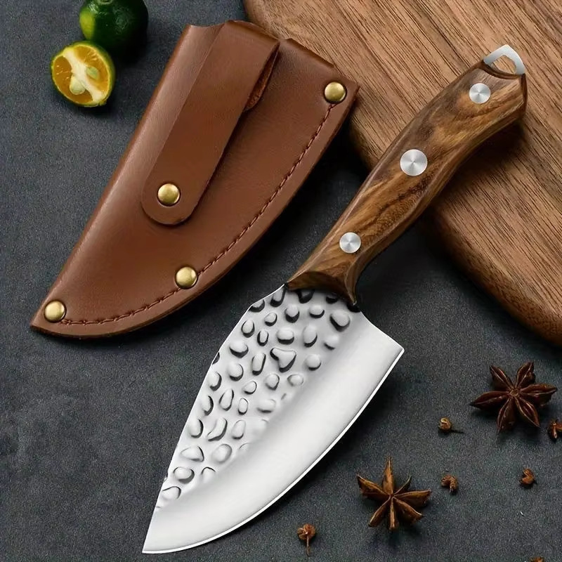 Cuchillo de corte de carne de sacrificio pequeño machete cuchillo de corte de carne de cerdo cuchillo afilado mano cuchillo de cordero