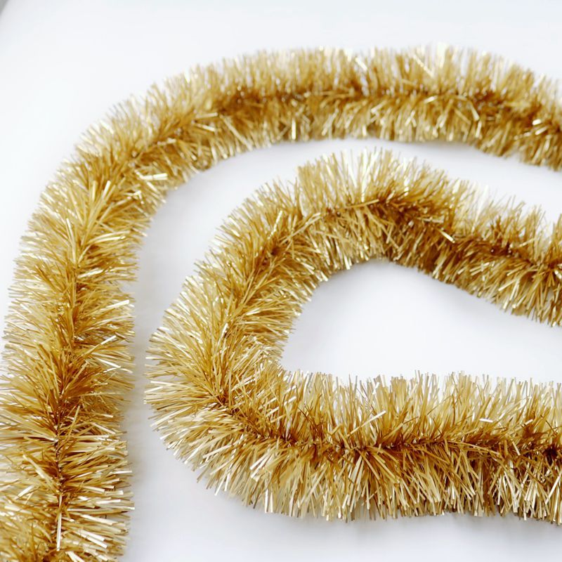 Festival de Navidad transfronterizo fiesta decoración color mate raya guirnalda boda celebración actividad lana raya 2 M fabricante