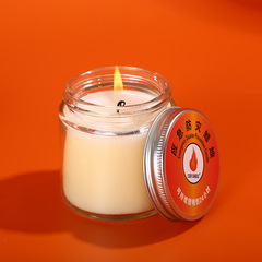 24-hour emergency candle home use power outage lighting iron can paraffin outdoor camping transparent glass cup candle jar