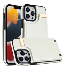 适用7p手机壳XSMAX风琴卡包14Pro插卡15皮套iPhone13贴皮12保护套