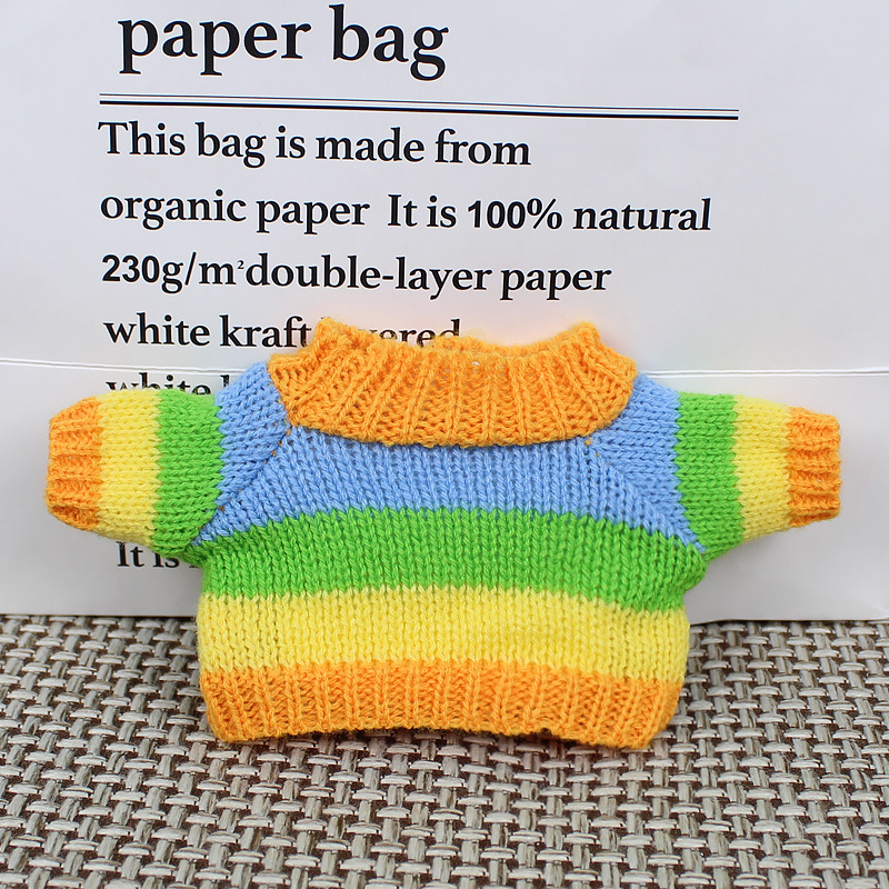 Teddy Bear muñeca reemplazo suéter 20cm ropa de bebé al por mayor Teddy Bear jefe perro muñeca de algodón juguetes accesorios de ropa