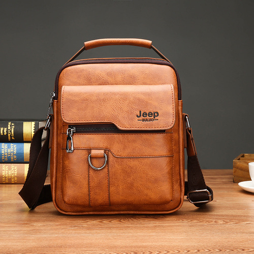 Fashionable unisex backpack with textured finish, trendy men's shoulder bag, stylish briefcase, casual men's crossbody bag, leather goods.