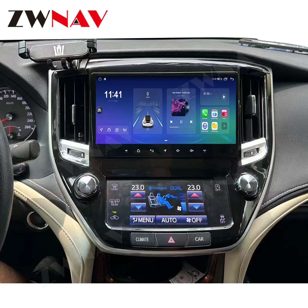 Подходит для оригинального автомобиля Toyota Crown 14 поколения с модифицированной навигацией, универсальное центральное управление, Android, умный большой экран с реверсивным изображением