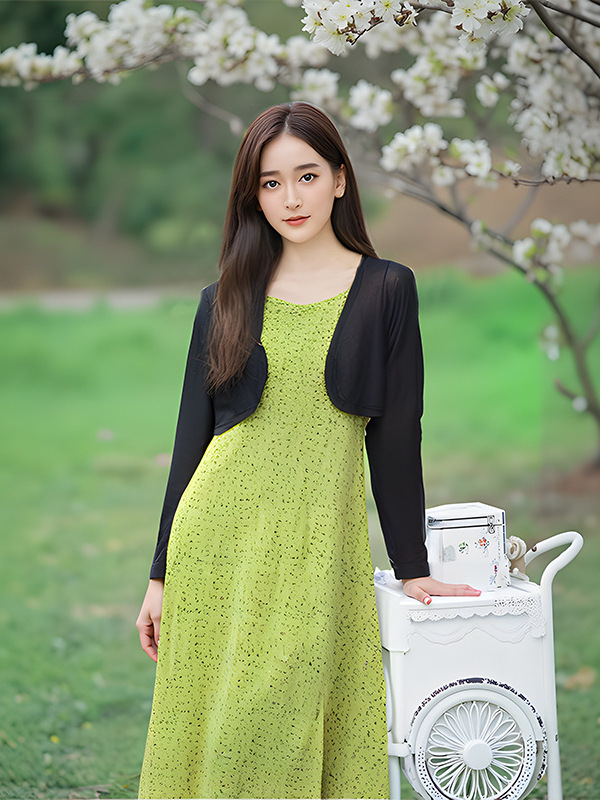 60-150kg Plus Size Casual Two-Piece Set 2025 Spring and Summer New Style Slightly Fat Sister Shawl Suspender Dress