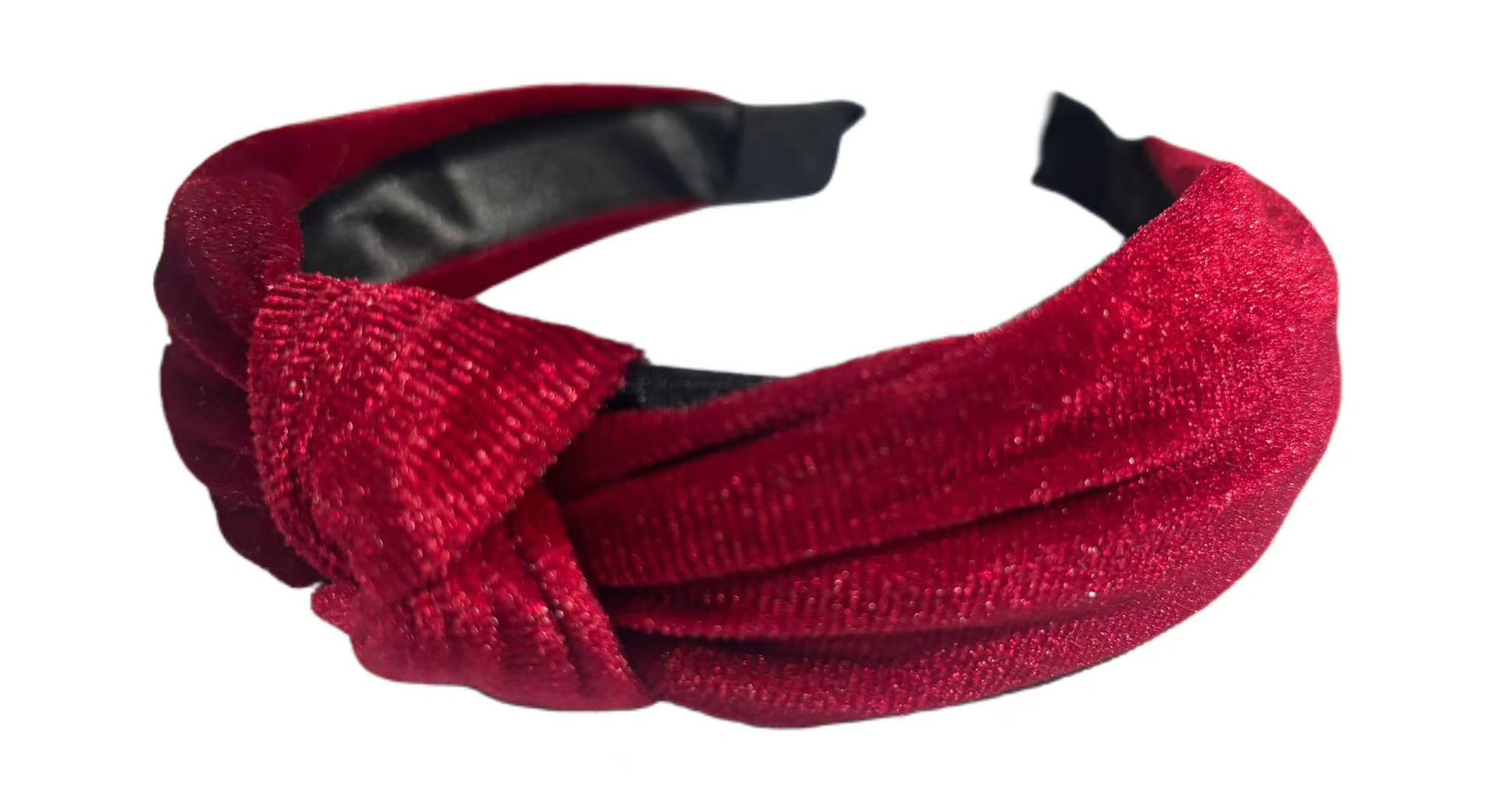 Nuevos accesorios para el cabello de color sólido de terciopelo dorado anudado diadema femenina europea y americana transfronteriza simple todo partido pelo de ala ancha presionando diadema horquilla image 22
