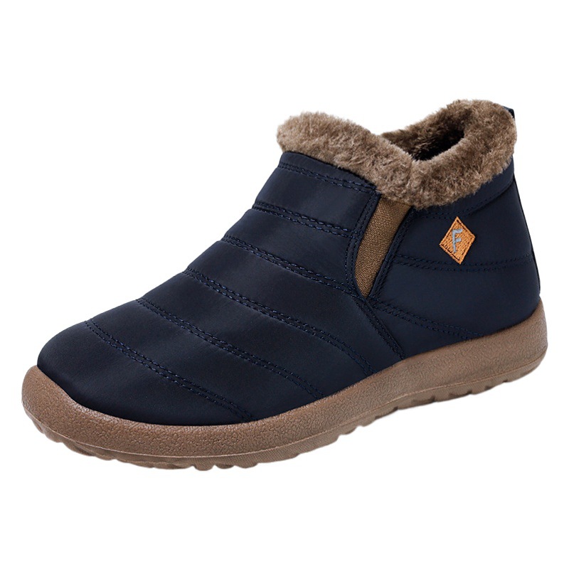Botas de algodón de invierno para hombres, botas de algodón de poliuretano, botas de nieve grandes, botas de cabello transfronterizas