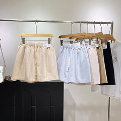 ホームパンツ! 綿質のゴム/無地のカジュアルパンツは家庭で25夏の新型473756を着ることができます。