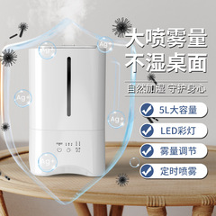 スポット 5L 家庭用空気加湿器タイミング保湿寝室エアコン加湿器大霧量噴霧器卸売