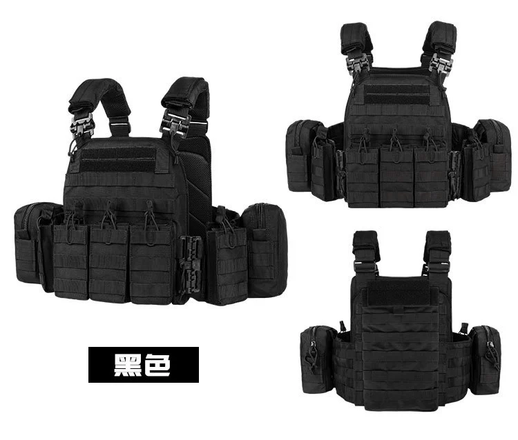 Тактический дышащий жилет, противоуглеродистая MOLLE панель, носитель на единый размер