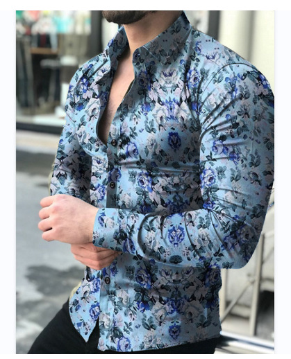 Hombres Floral Ditsy Blusa Ropa Hombre display picture 4