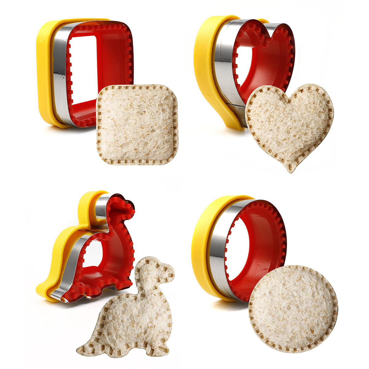 4 스타일 조합 세트 (사각형 공룡)