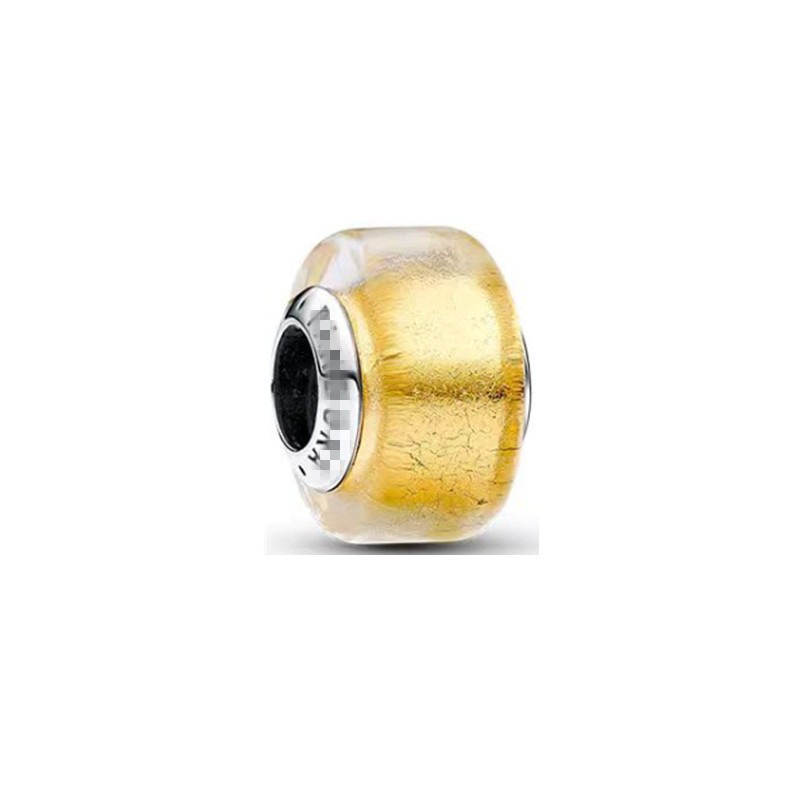 Panjia 925 スターリングシルバー釉ビーズ新しい釉ビーズペンダントビーズ DIY アクセサリービーズ|undefined