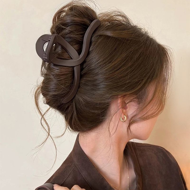 ドーパミンコントラストカラーグリッパー女性のかわいい多用途ヘアピン韓国スタイルのハイエンドヘアピン 2025 新しいアクリルヘアアクセサリー|undefined