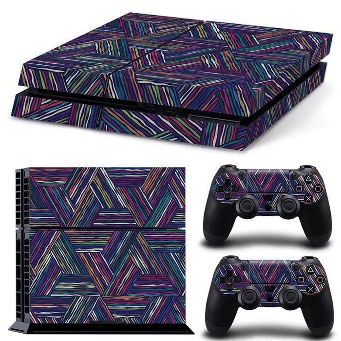 Скины‑наклейки для PS4 — модные мультяшные и стильные дизайны, матовый винил против царапин