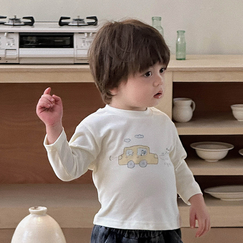 男の子の赤ちゃんかわいい漫画ジャケット 2025 秋の新男の子薄いフード付きトップベビーカーディガン服カテゴリー a|undefined