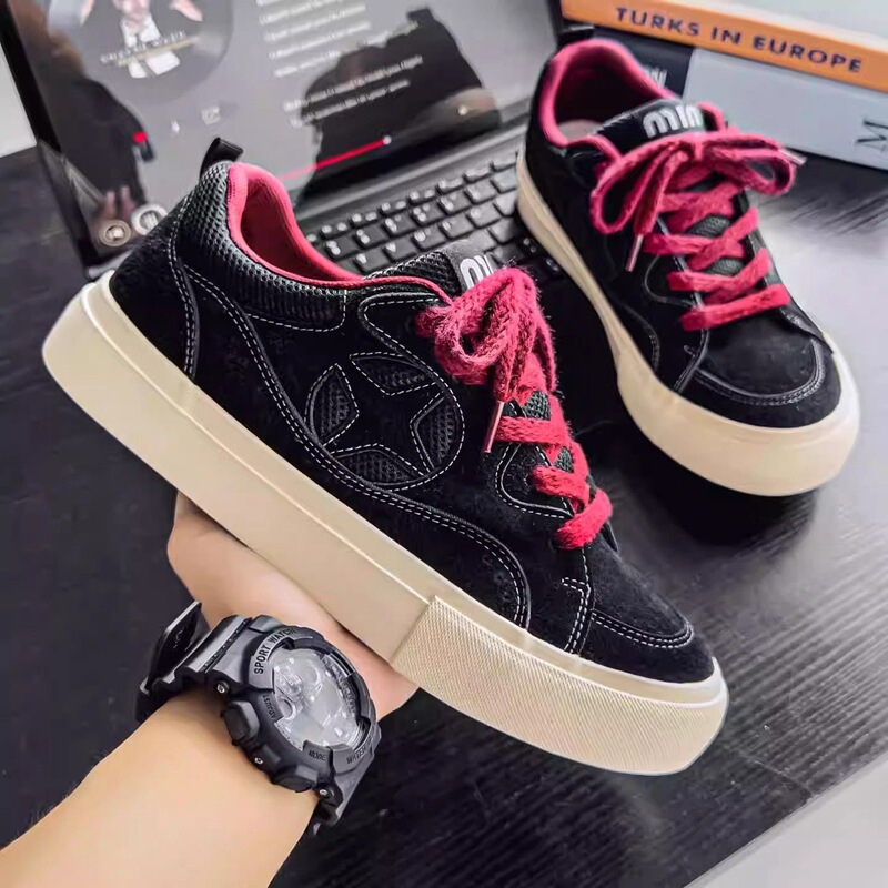 2025 Autumn New Low-Top Three-Time Vulcanized Sneakers Student Loafers Versatile Suede Quality Men's Shoes Dropshipping
