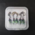 Box Set: Green Winged Poison Mosquito Blades - 3 Gold, 2 Silver