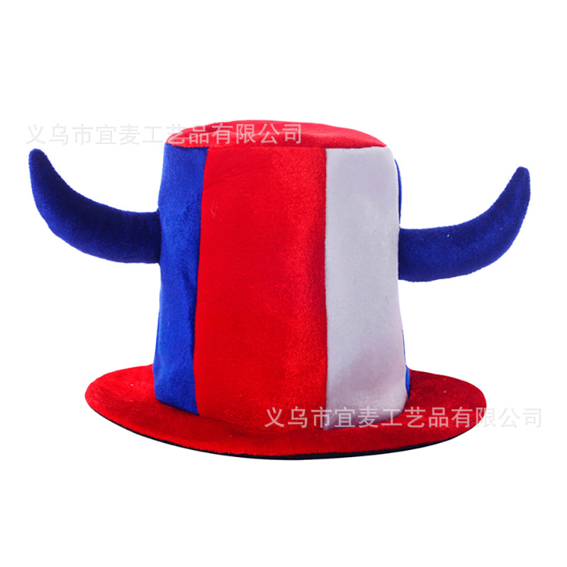 Transfronterizos Alemania España Brasil Fans Party Hat 2022 Qatar World Cup Fans Fútbol Hat de peluche image 6