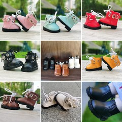 20 cm baby clothes star's same style 20 cm sneakers 20 cm cotton doll black leather shoes small white shoes sneakers