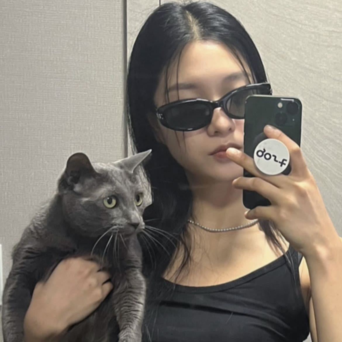 Nuevo pequeño marco retro americano caliente chica gafas de sol UV400 internet celebridad gato ojo gafas de sol punto de fábrica 5027