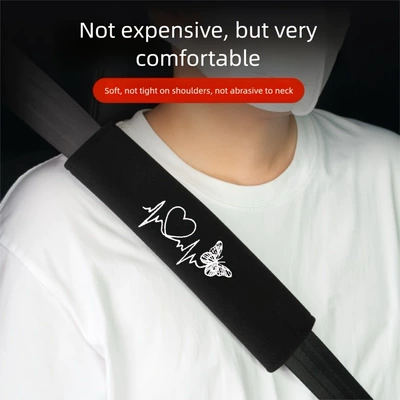 Cotton and Linen Anti-Wear – Seat belt shoulder pad