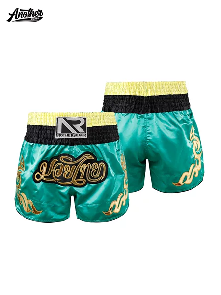 AN new boxing shorts, available in children’s and adult sizes, for combat sports, kickboxing, and Muay Thai, in a Thai style