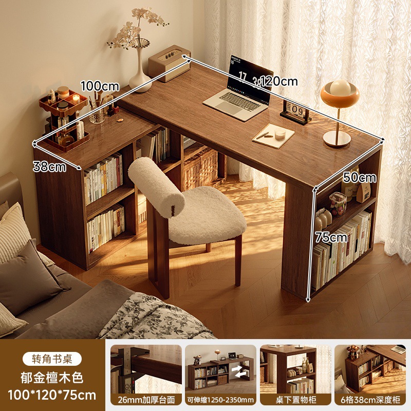 Estricta selección de escritorio de esquina de madera sólida estante de escritorio escritorio en una mesa dormitorio hogar cómoda esquina tipo l escritorio de computadora