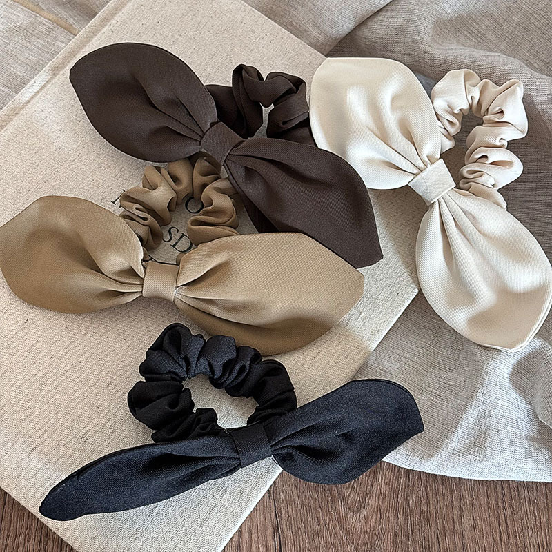 Women's Simple Style Bow Knot Cloth Hair Tie display picture 3