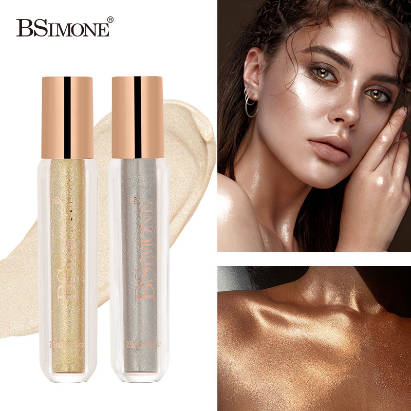 Explosión transfronteriza, lentejuelas nacaradas, líquido de alto brillo, cristal brillante, sombra de ojos con luz de agua de diamantes rotos, líquido de alto brillo ligero y duradero