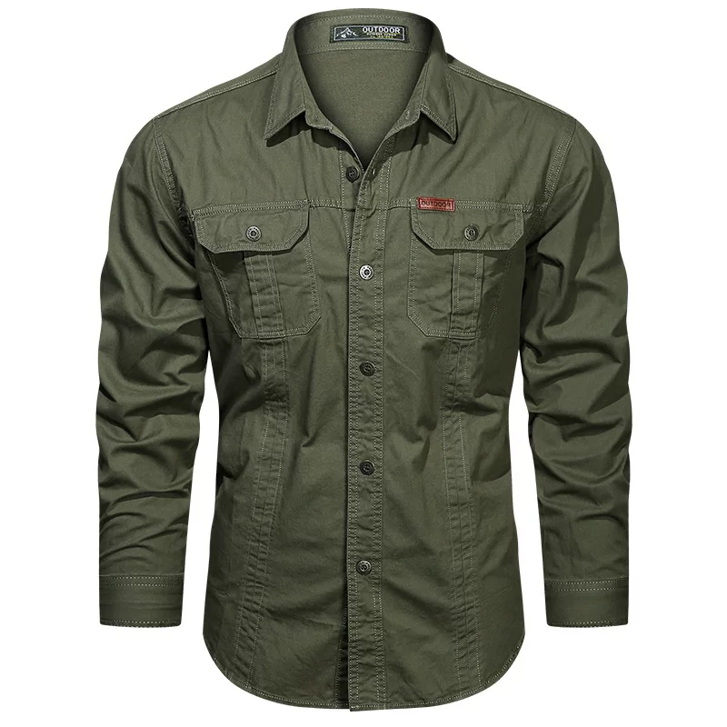 Autumn cotton shirt, jacket, Spring/Fall 2026 model
