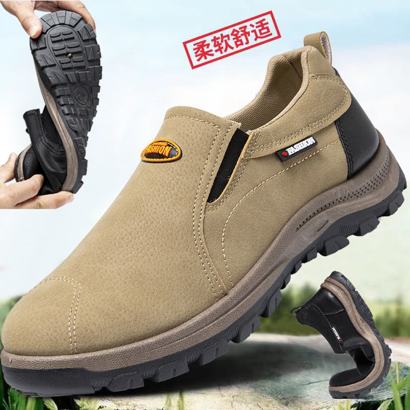 2025 primavera deportes al aire libre zapatos de ocio zapatos de viaje de plataforma de montañismo para hombres zapatos de gran tamaño para hombres ligeros de moda