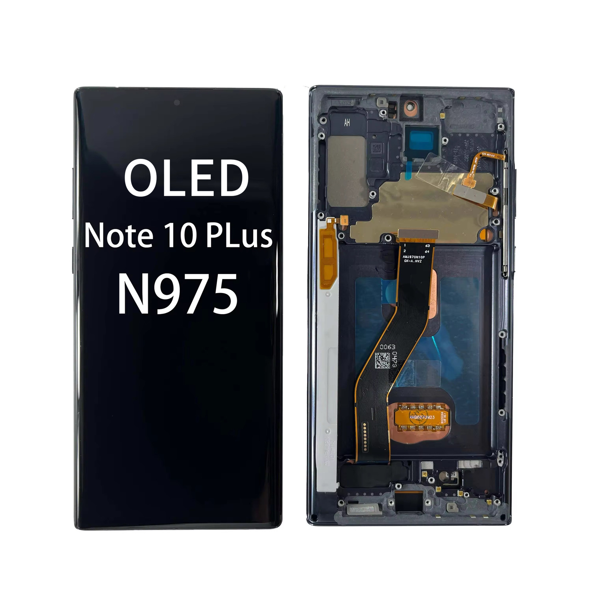 Samsung Galaxy Note10+ üçün ekran modulu, çərçivəli