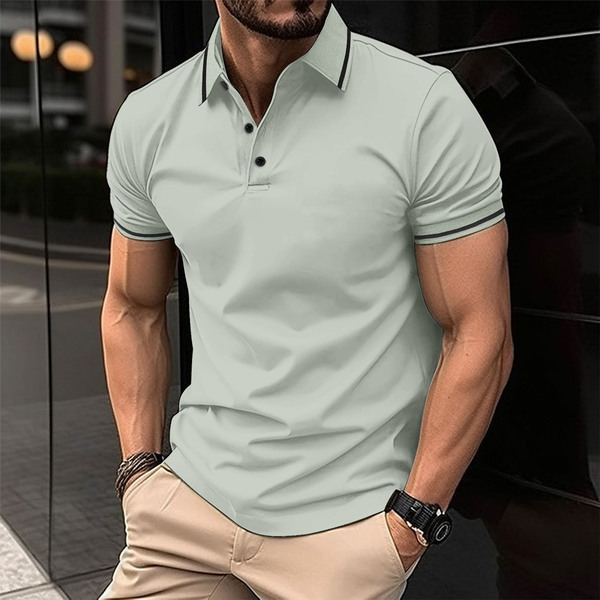 men's brand summer sports T-shirt