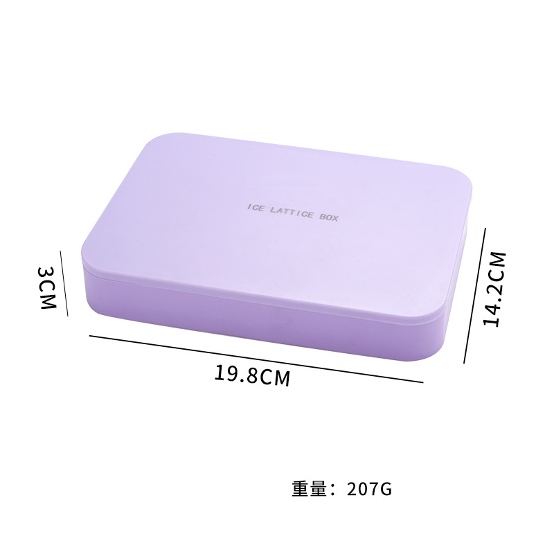 Grille de hielo molde de hielo prensado silicona hockey hielo caja de hielo de plástico refrigerador congelación caja de hielo especial transfronteriza grille de hielo