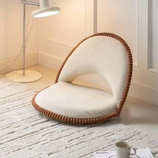 Upper Backrest Chair Cushion Floor Tatami Sofa Folding Stool Seat Bay Window Lazy Bed Single Sofa Foldable