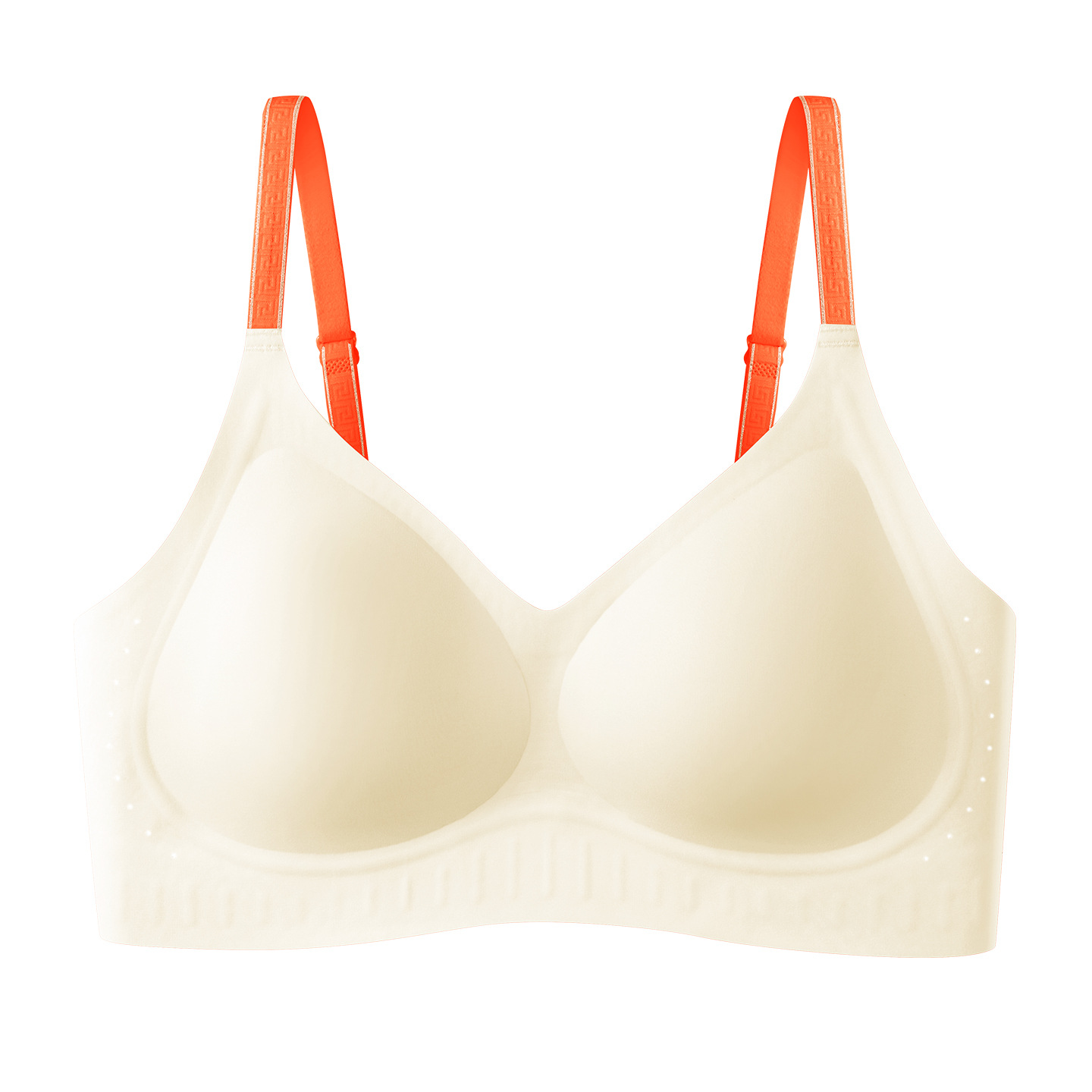 La base líquida es invisible y sin marcas, la ropa interior deportiva femenina se reúne en un sujetador de texto frío y transpirable para evitar la caída. image 6