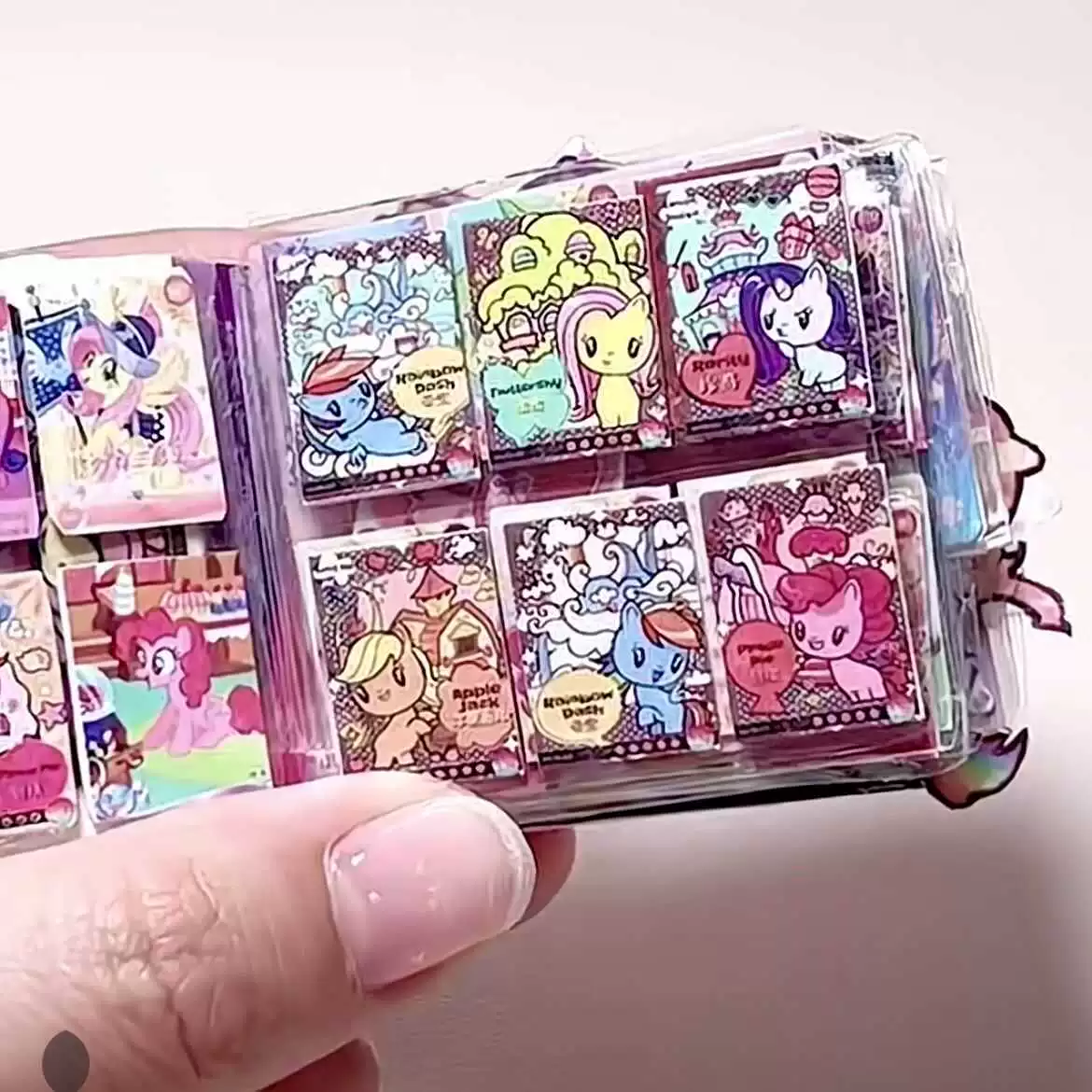 Маленькая красная книга новая тихая книга пони тихая книга мини-карточка ручной работы