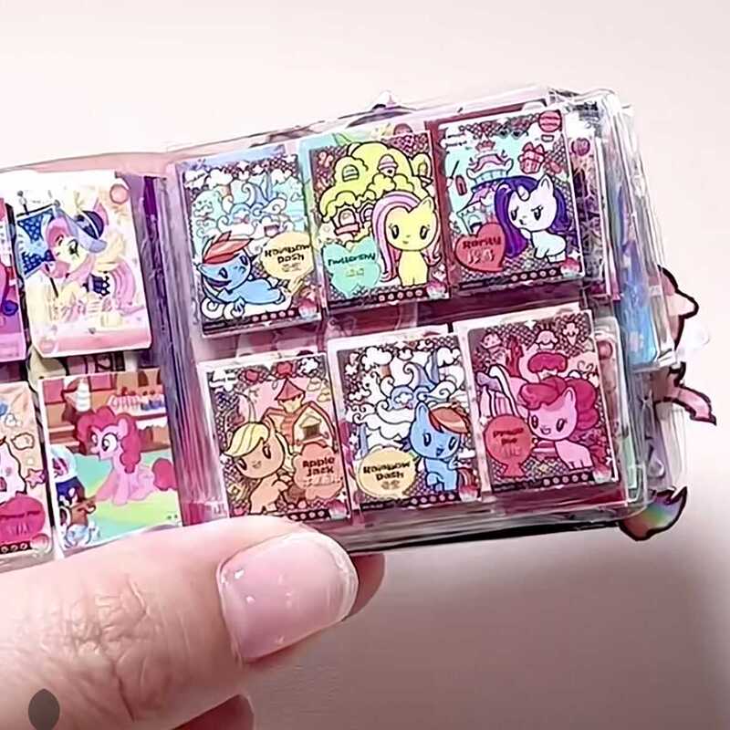 Little Red Book New Quiet Book Pony Quiet Book Mini Card Book Handmade diy Decompression Doudou Ben Biqi Small Card