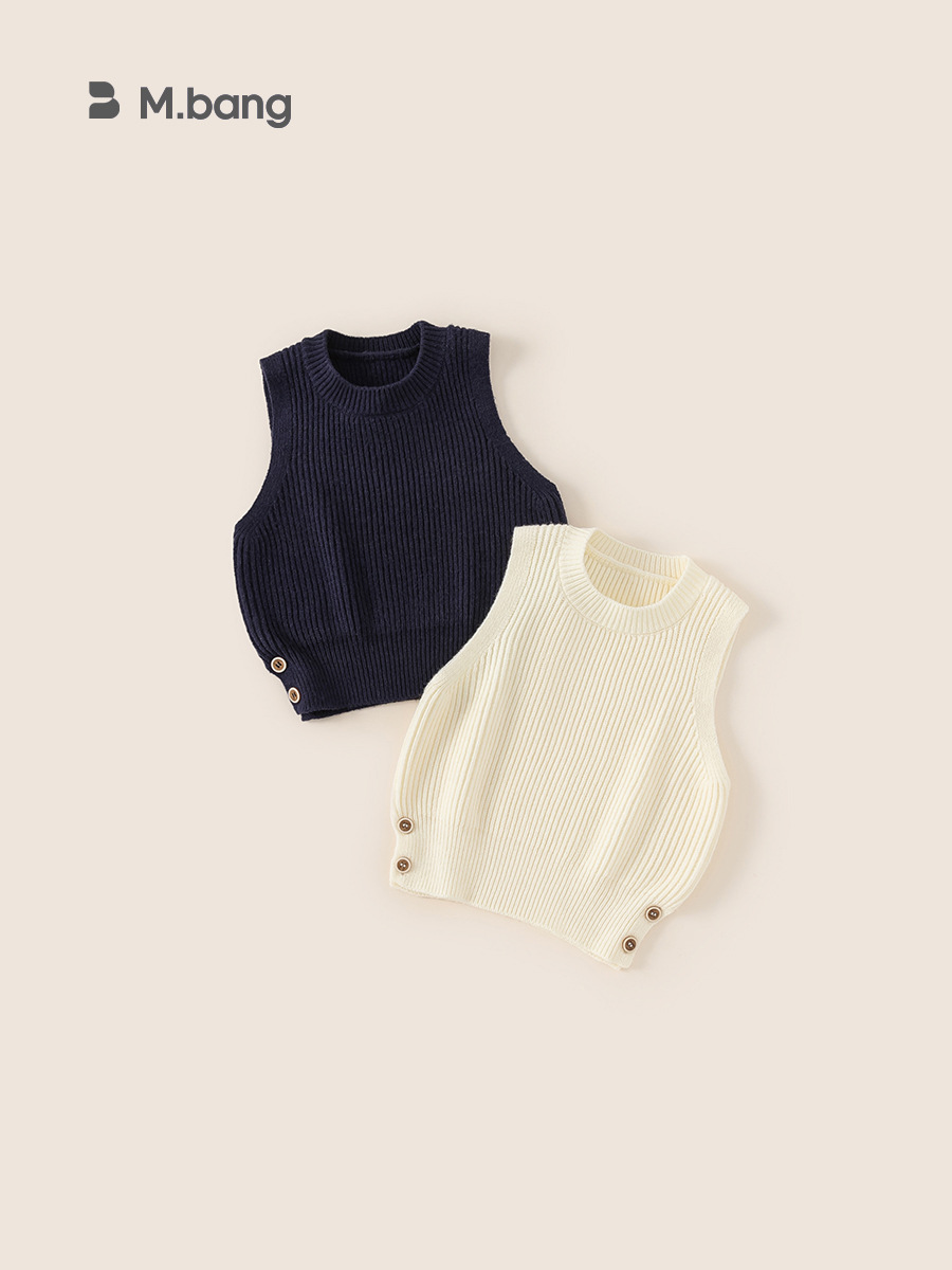 Youbao ropa para niños chaleco de suéter de todo fósforo para niños pequeños y medianos 2025 primavera nuevo chaleco de punto para niños primavera
