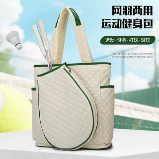 LOGO多功能球拍双肩背包户外运动网球拍包手提球拍羽毛球拍包跨境