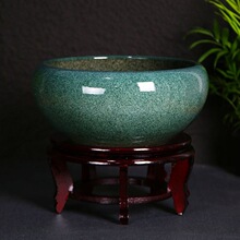 陶瓷鱼缸养金鱼盆乌龟缸睡莲碗莲缸荷花盆客厅摆件创意复古风水缸