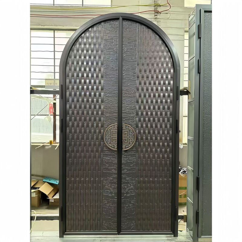 European style arc arch carved aluminum door armored door fashion security door villa door entrance door