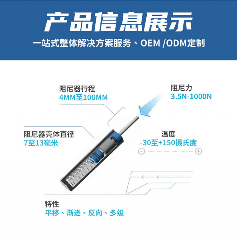 Slow drop mute shock absorber no sound trash can cabinet toilet lid stainless steel damper hardware accessories wholesale