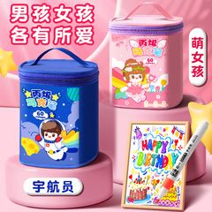 Soft-tipped acrylic marker pens with stackable colors for children, non-toxic watercolor pens, painting brushes for kindergarten art pupils