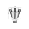 2.5OZ [Silver] 80ml sauce cup (080 series)