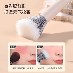 單支軟毛點彩腮紅刷大號蜜粉高光修容散粉化妝刷美妝工具廠家批發